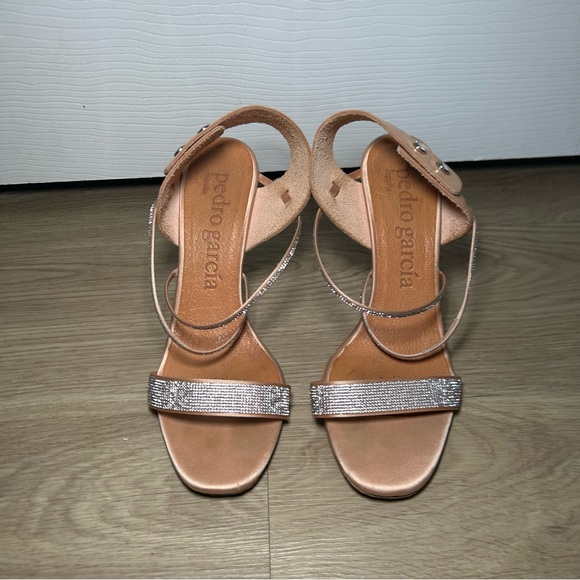 ⭐️Pedro Garcia ⭐️Blush and Crystal embellished strap sandal - Picture 2 of 6